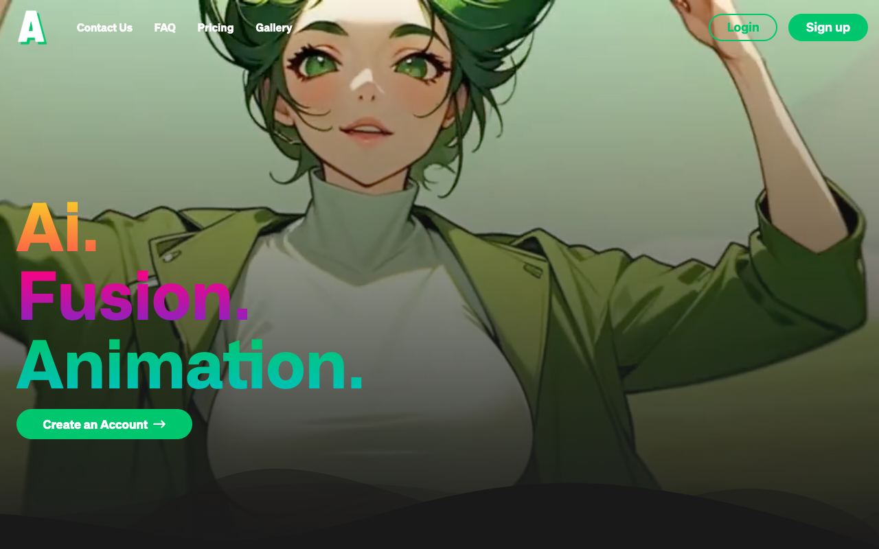 Animatable — website screenshot