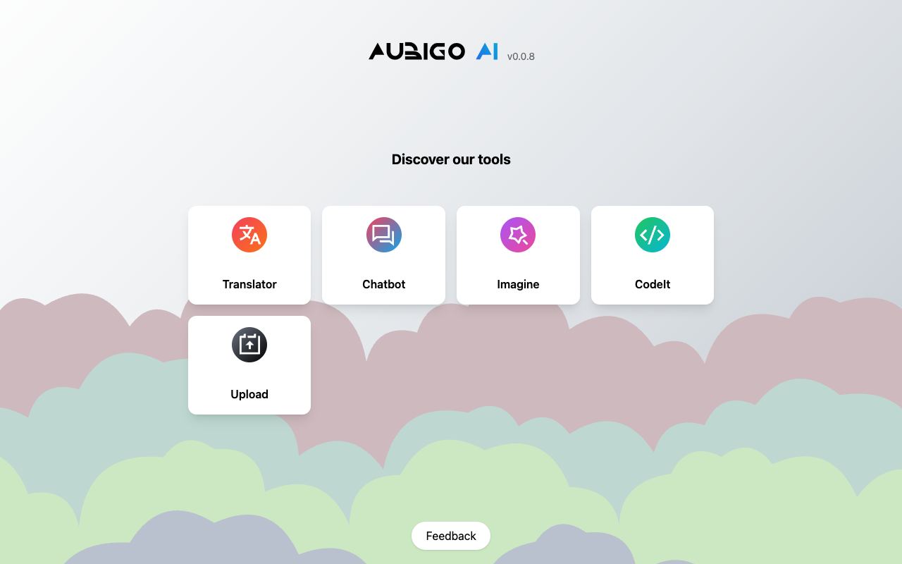 Aubigo AI — website screenshot