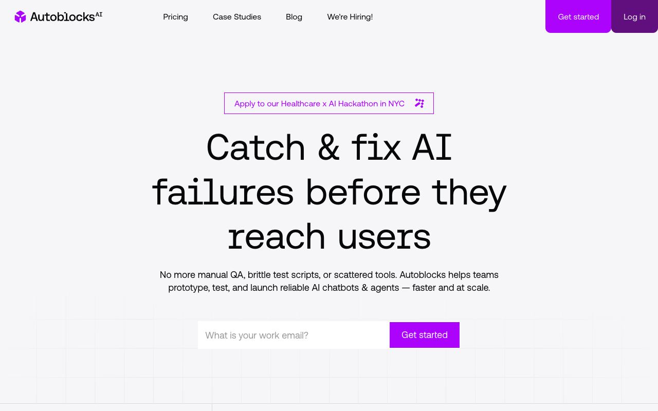 Autoblocks AI — website screenshot