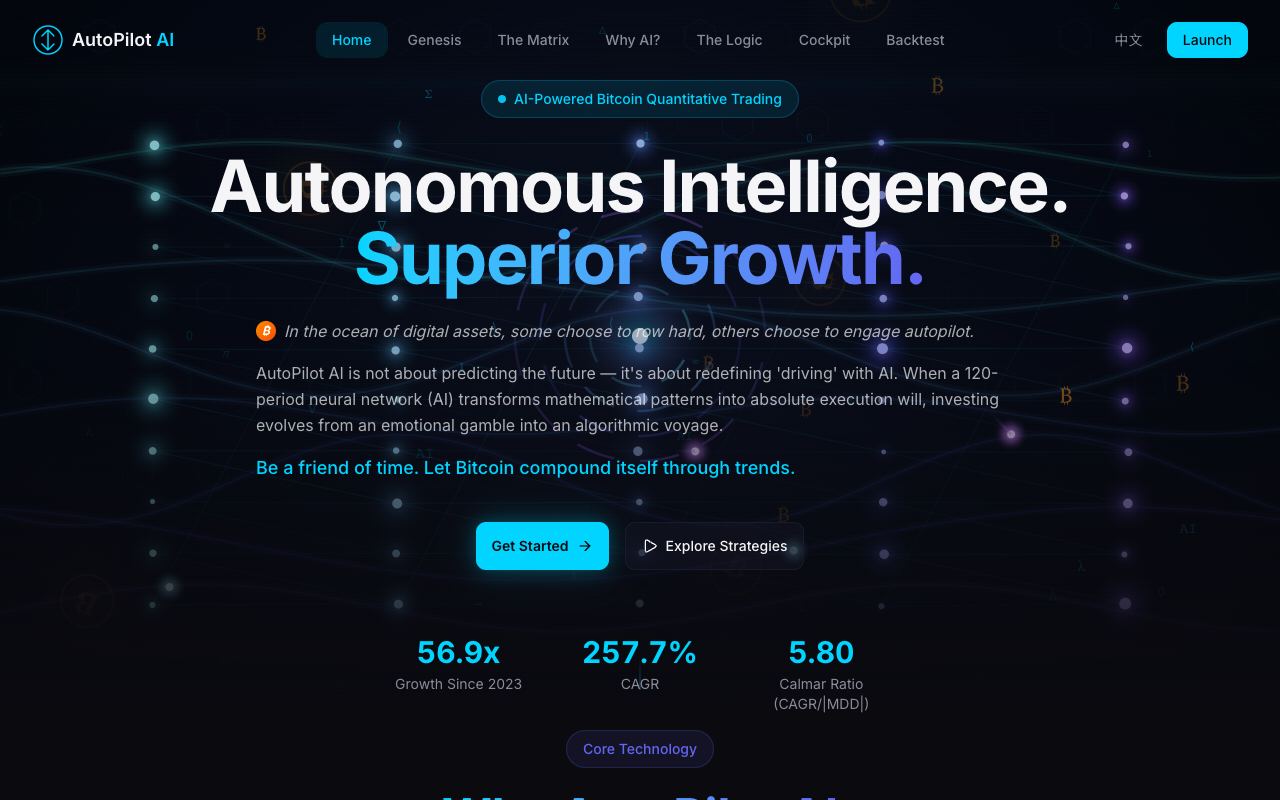 AutoPilot AI — site ekran görüntüsü
