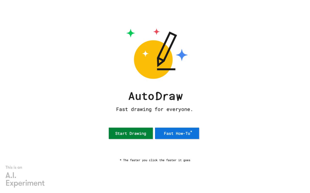 AutoDraw — website screenshot