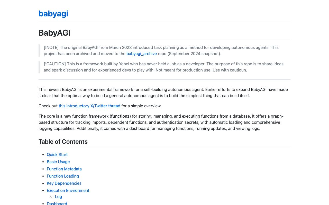 Baby Agi — website screenshot