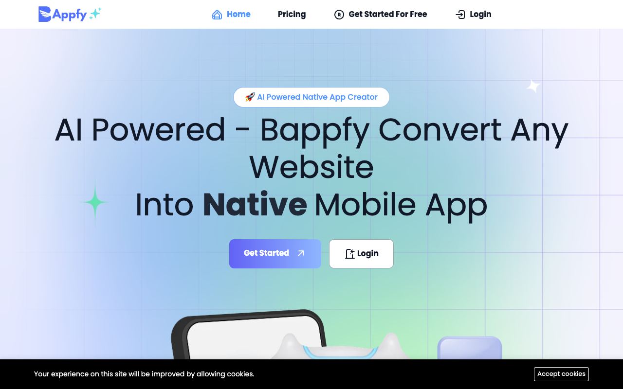 Bappfy — website screenshot