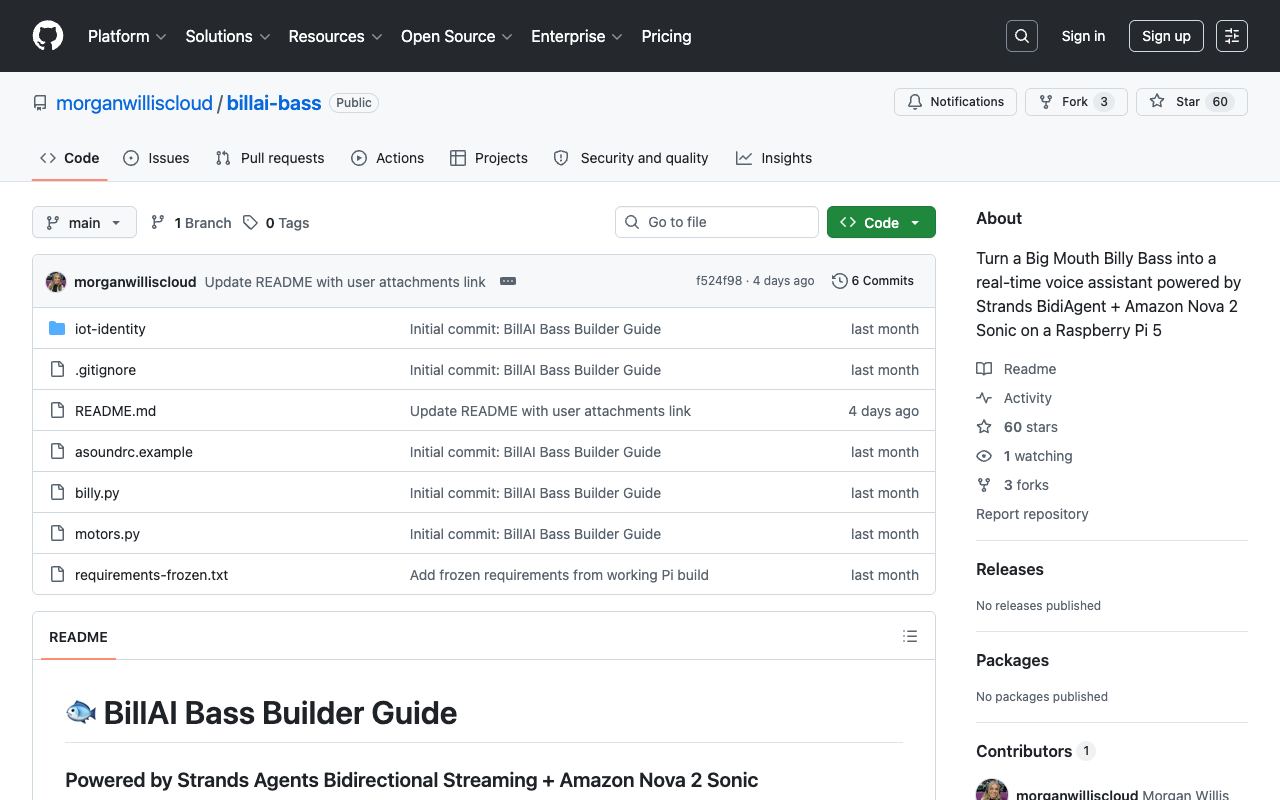 BillAI Bass — website screenshot