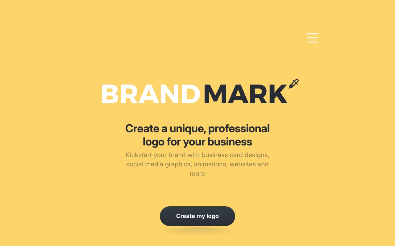 Brandmark — website screenshot