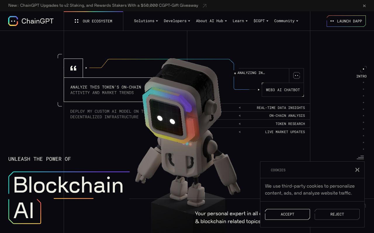 ChainGPT — website screenshot