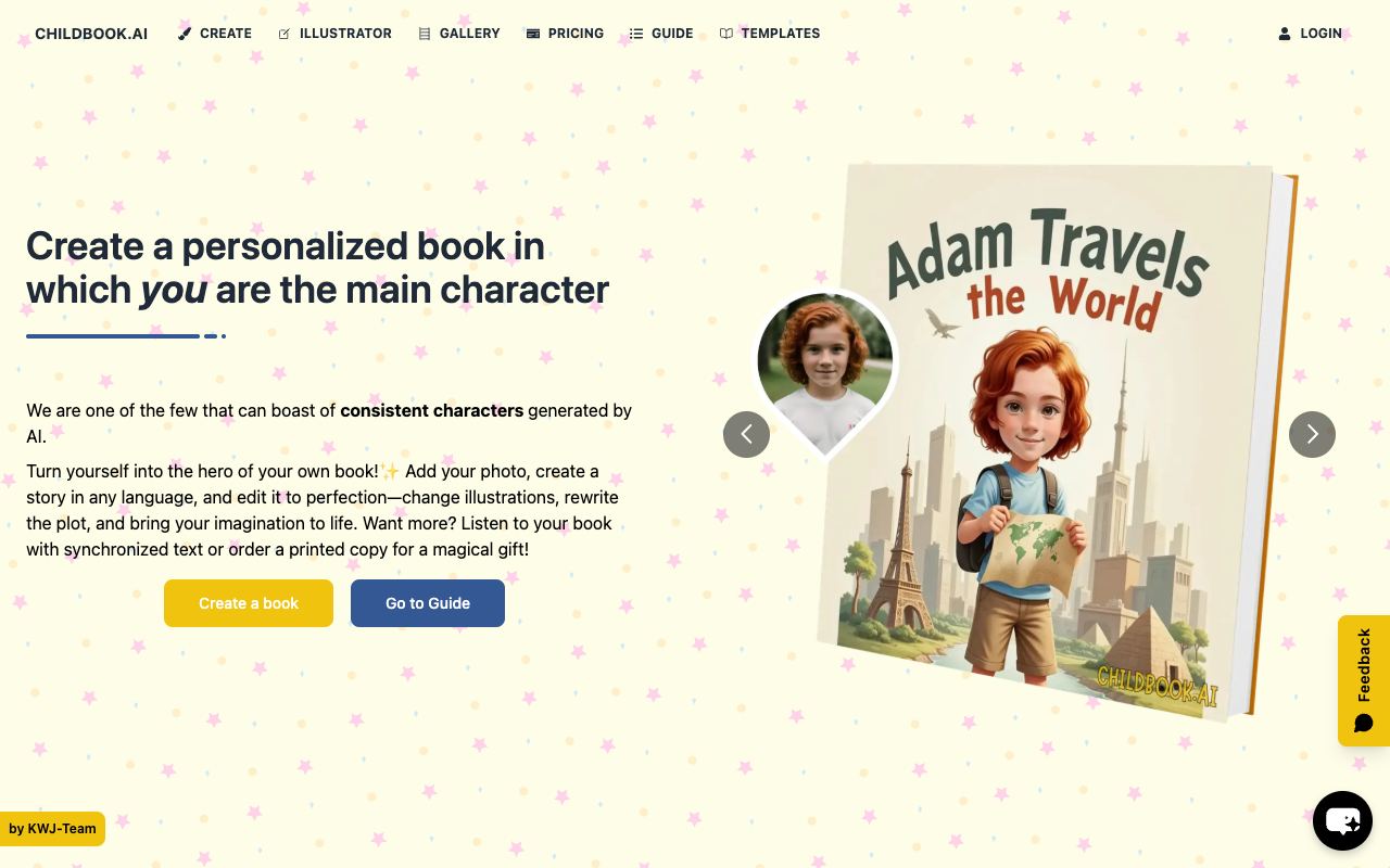 Childbook — website screenshot
