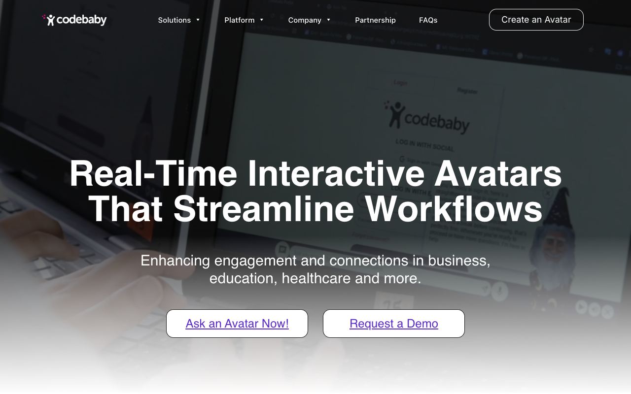 CodeBaby — website screenshot