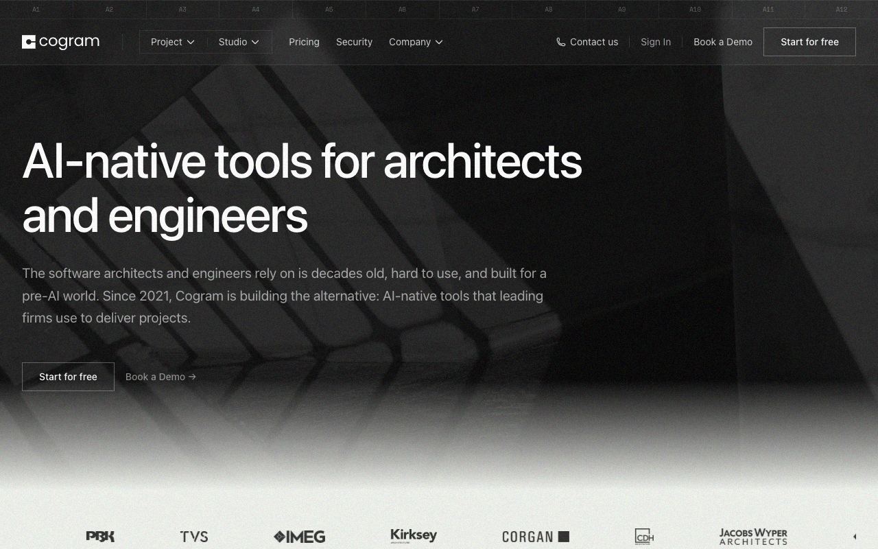 Cogram — site ekran görüntüsü