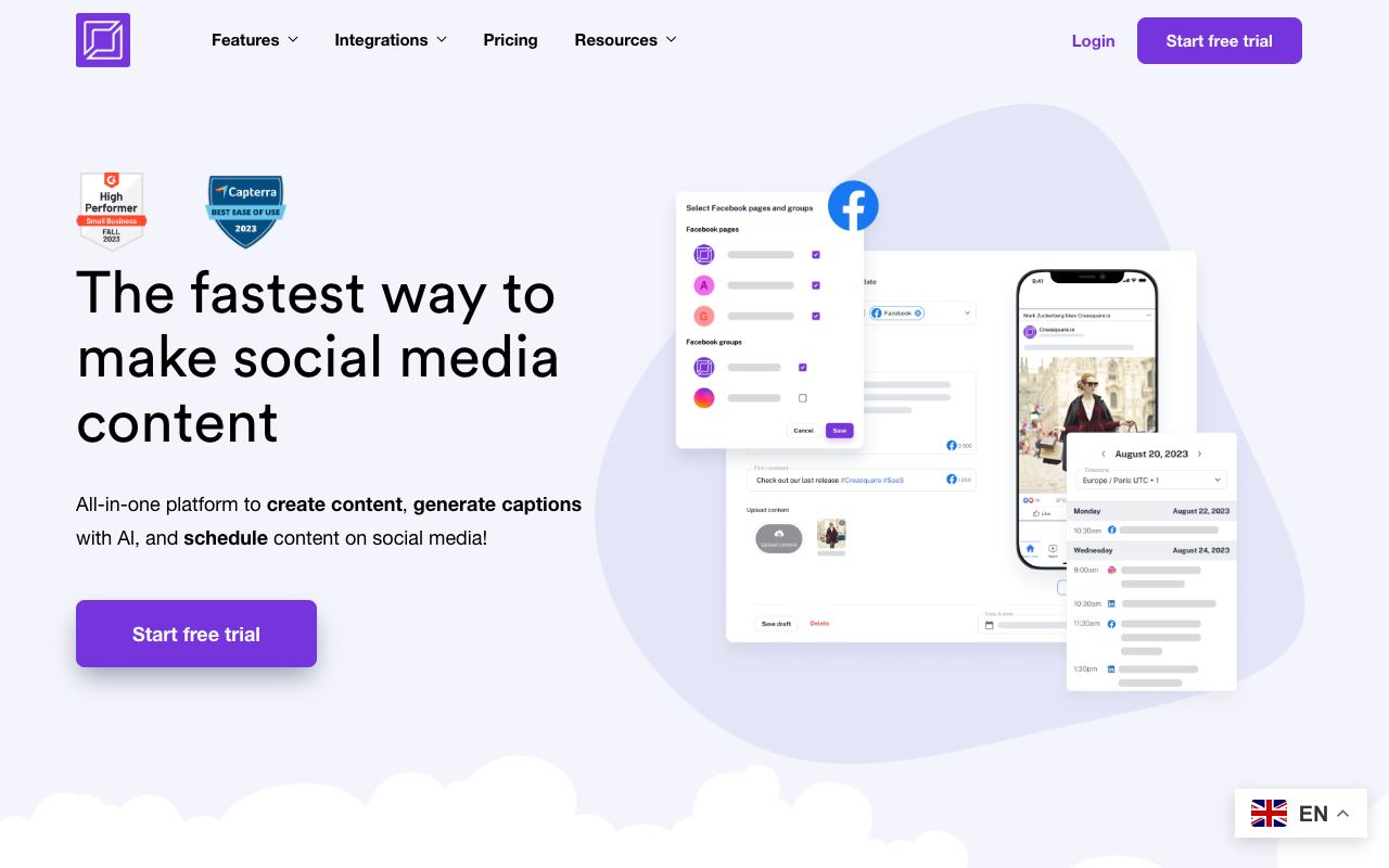 Creasquare — website screenshot