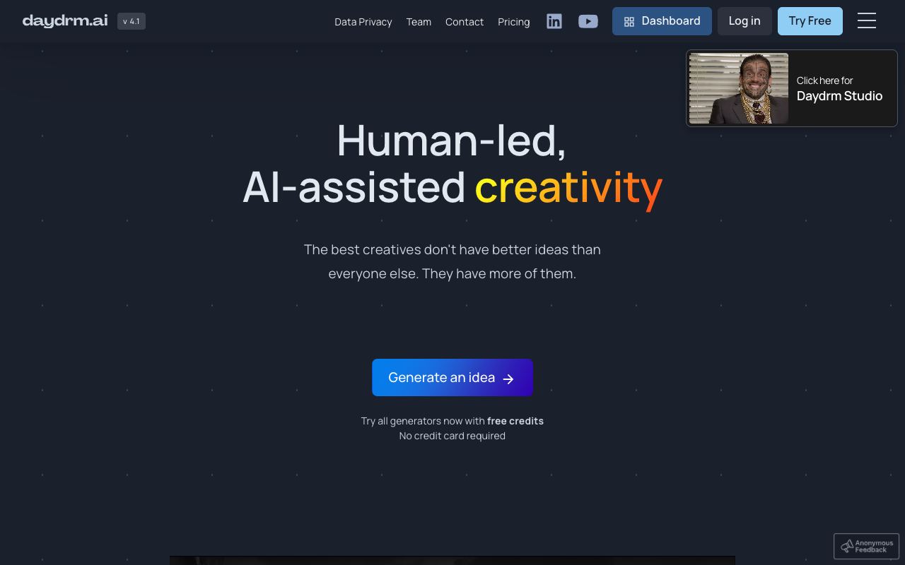 Daydrm.ai — website screenshot