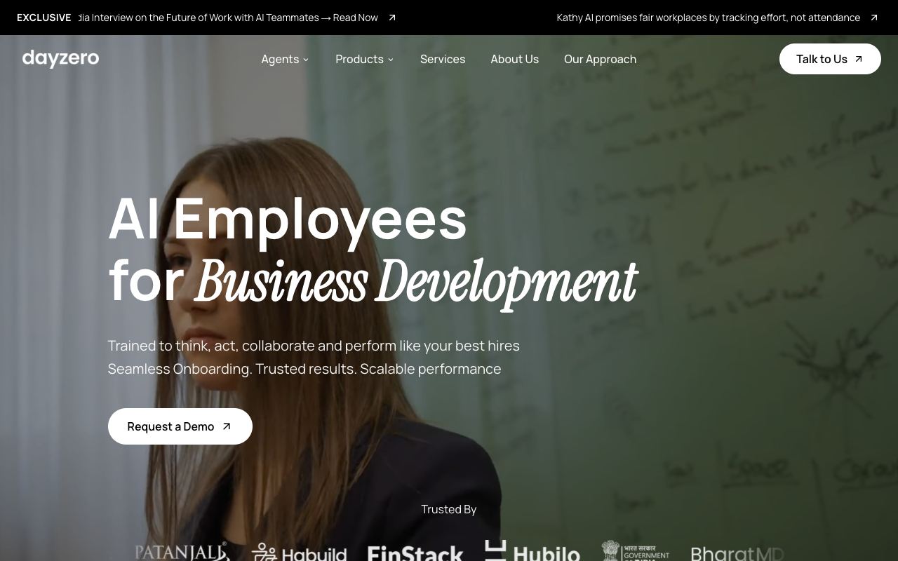 Dayzero — website screenshot