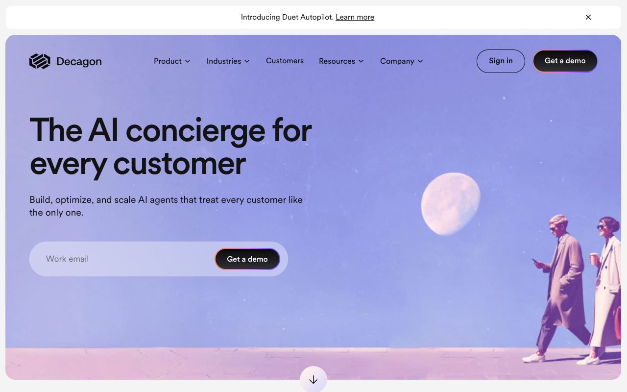 Decagon — website screenshot