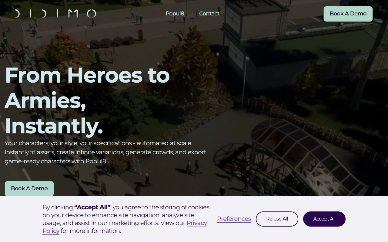 Didimo — site ekran görüntüsü