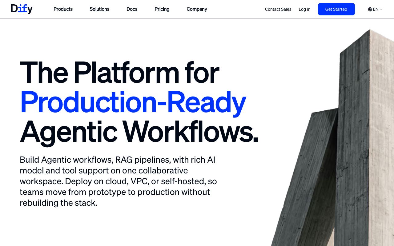Dify — website screenshot