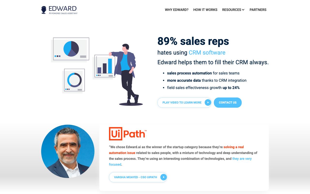 Edward — website screenshot