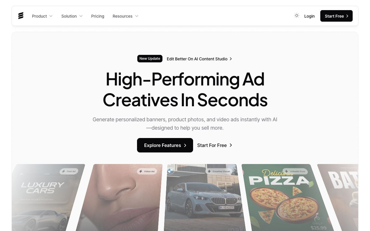 Evercopy — website screenshot