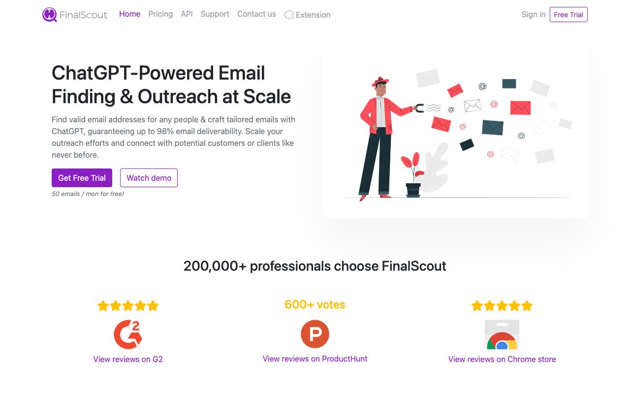 FinalScout — website screenshot
