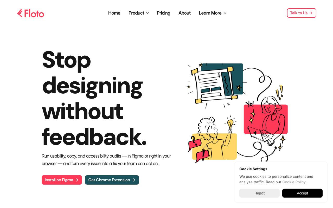 Floto — website screenshot