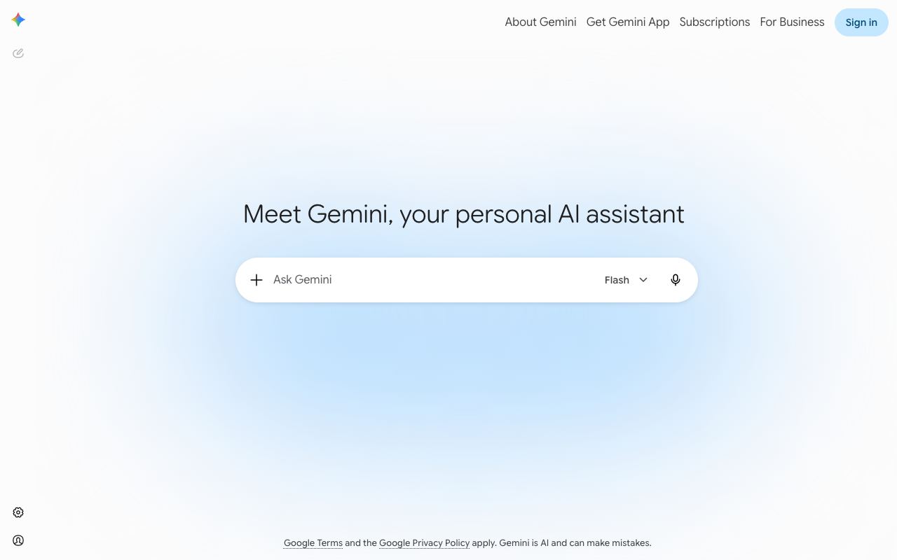 Gemini — website screenshot