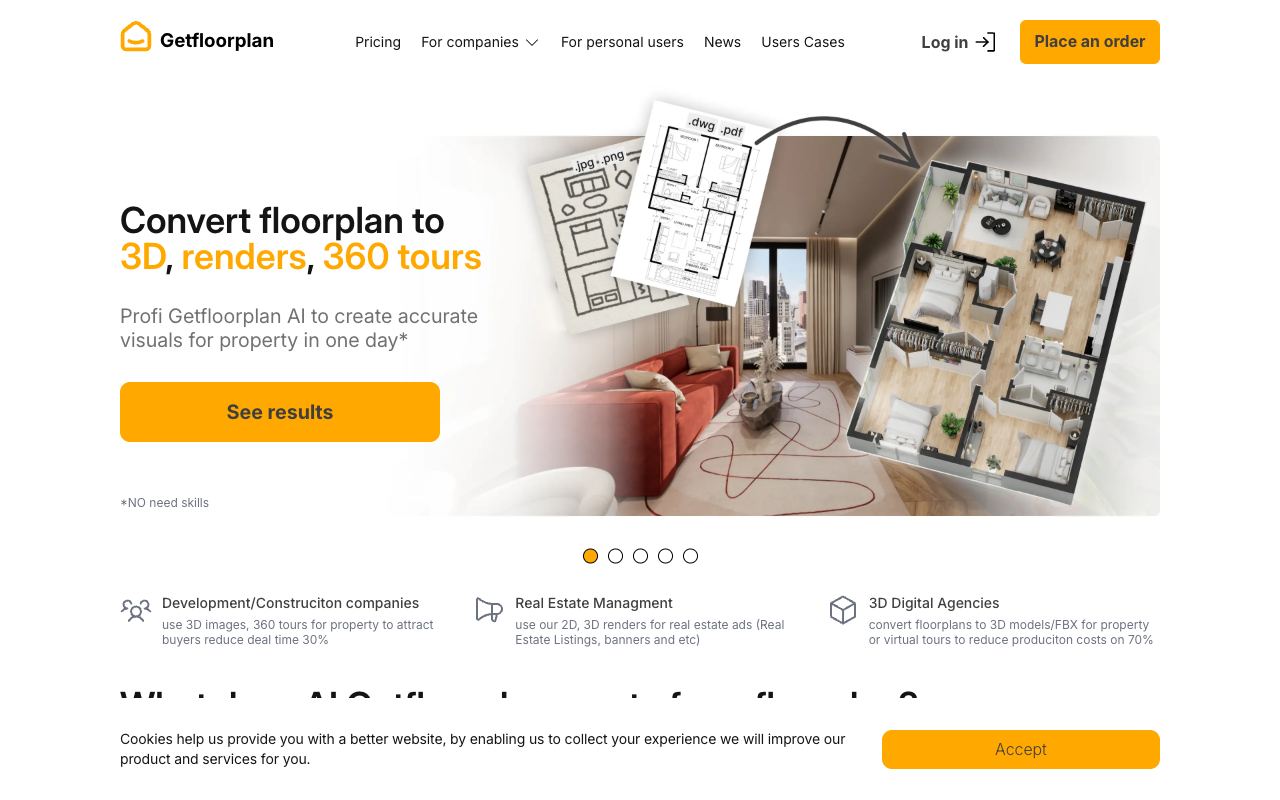 Getfloorplan — website screenshot