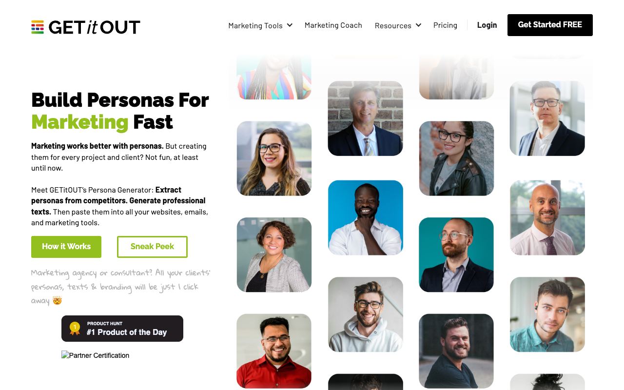 GETitOUT — website screenshot
