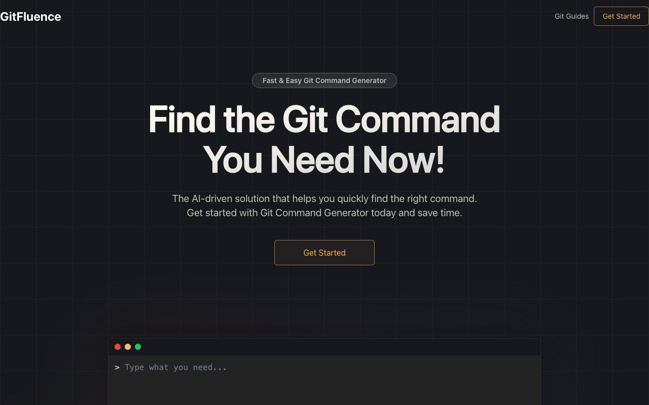 GitFluence — website screenshot