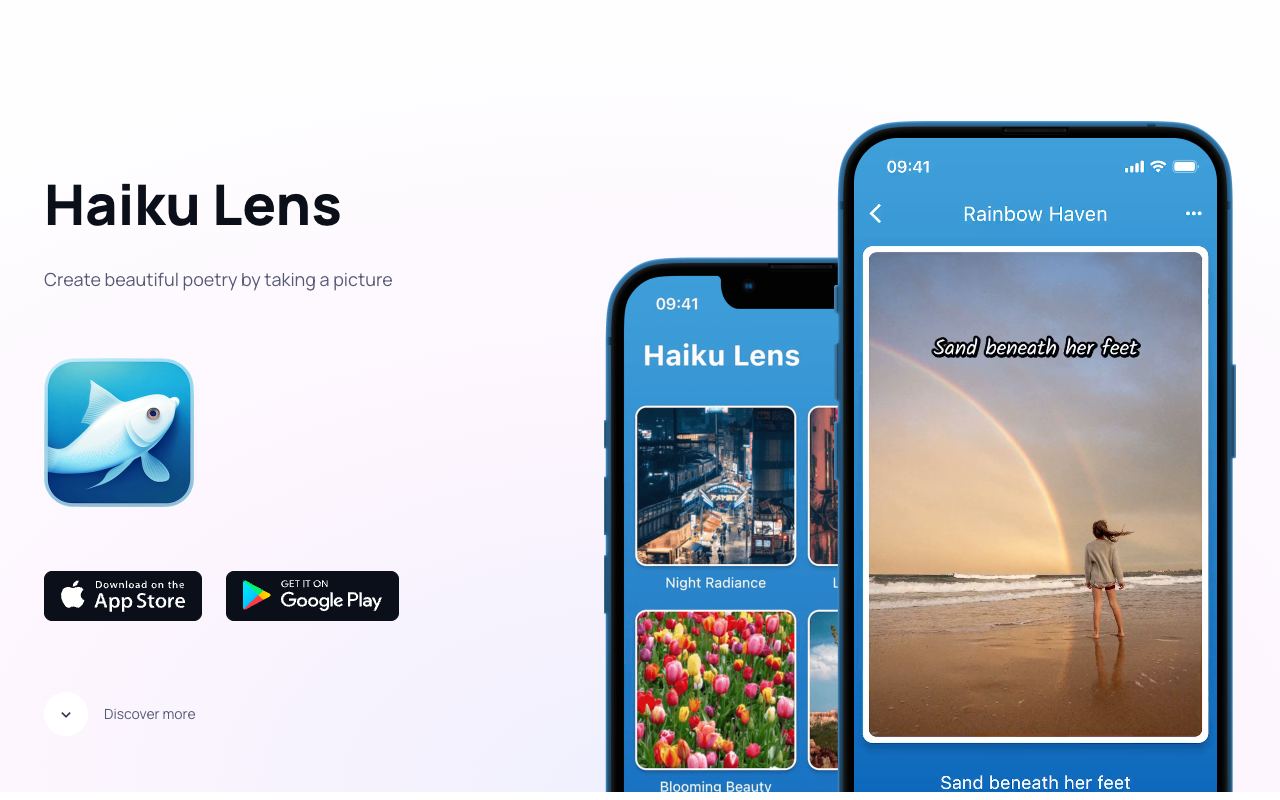 Haiku Lens — website screenshot