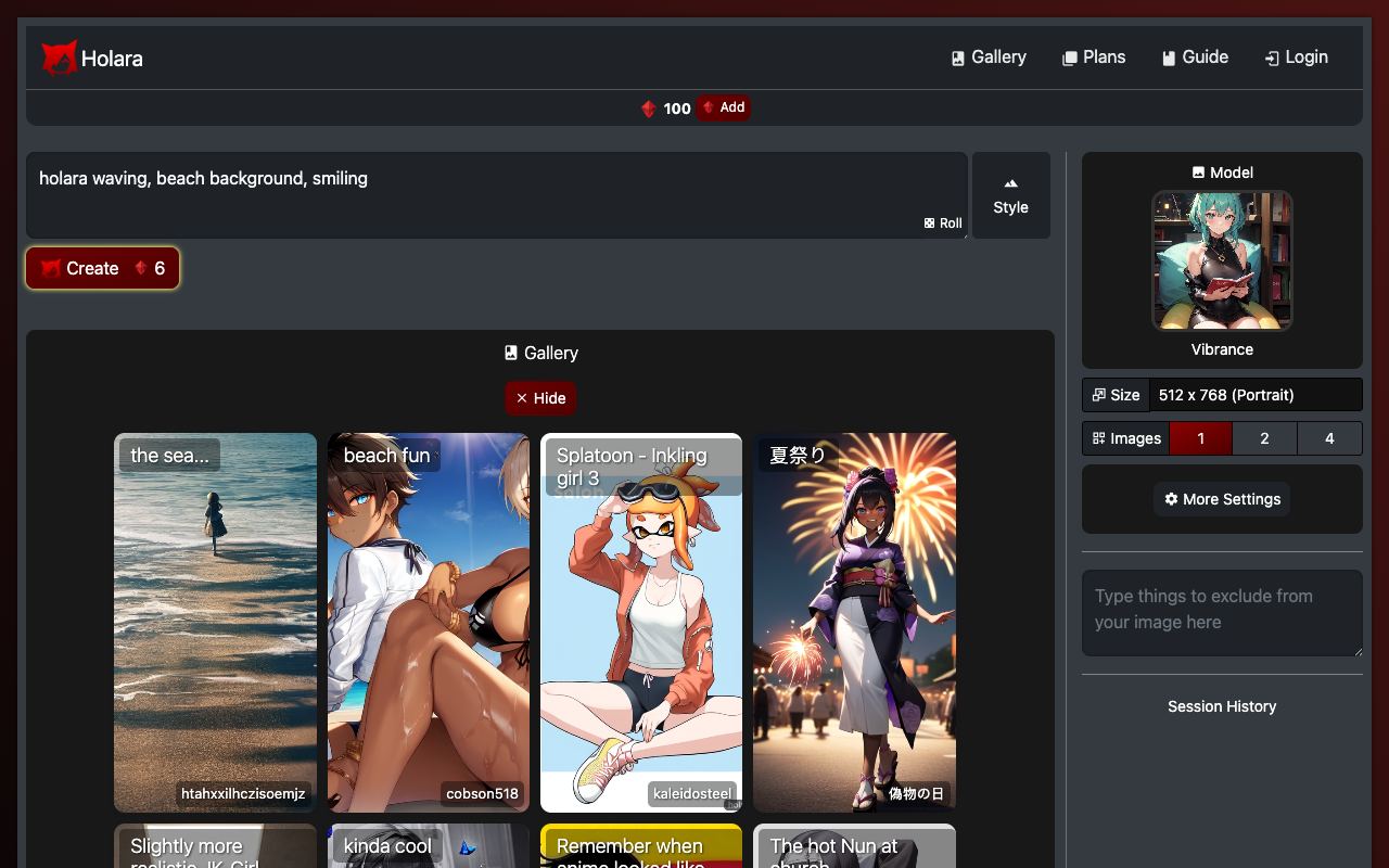 Holara AI — website screenshot