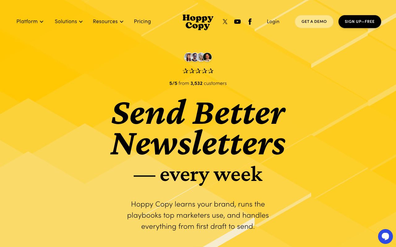 Hoppy Copy — website screenshot