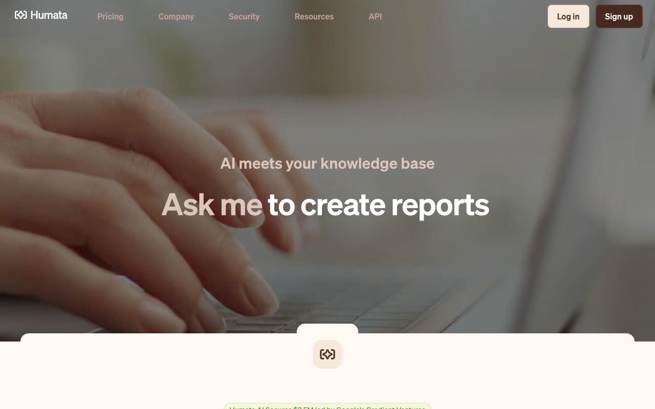 Humata AI — website screenshot