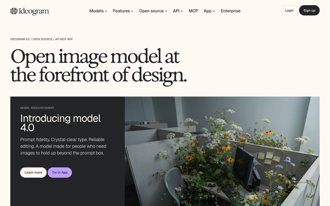 Ideogram — website screenshot