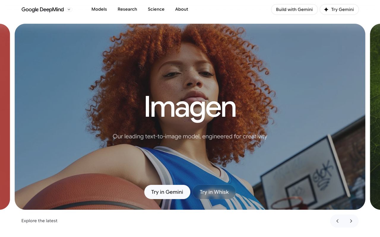 Imagen — website screenshot