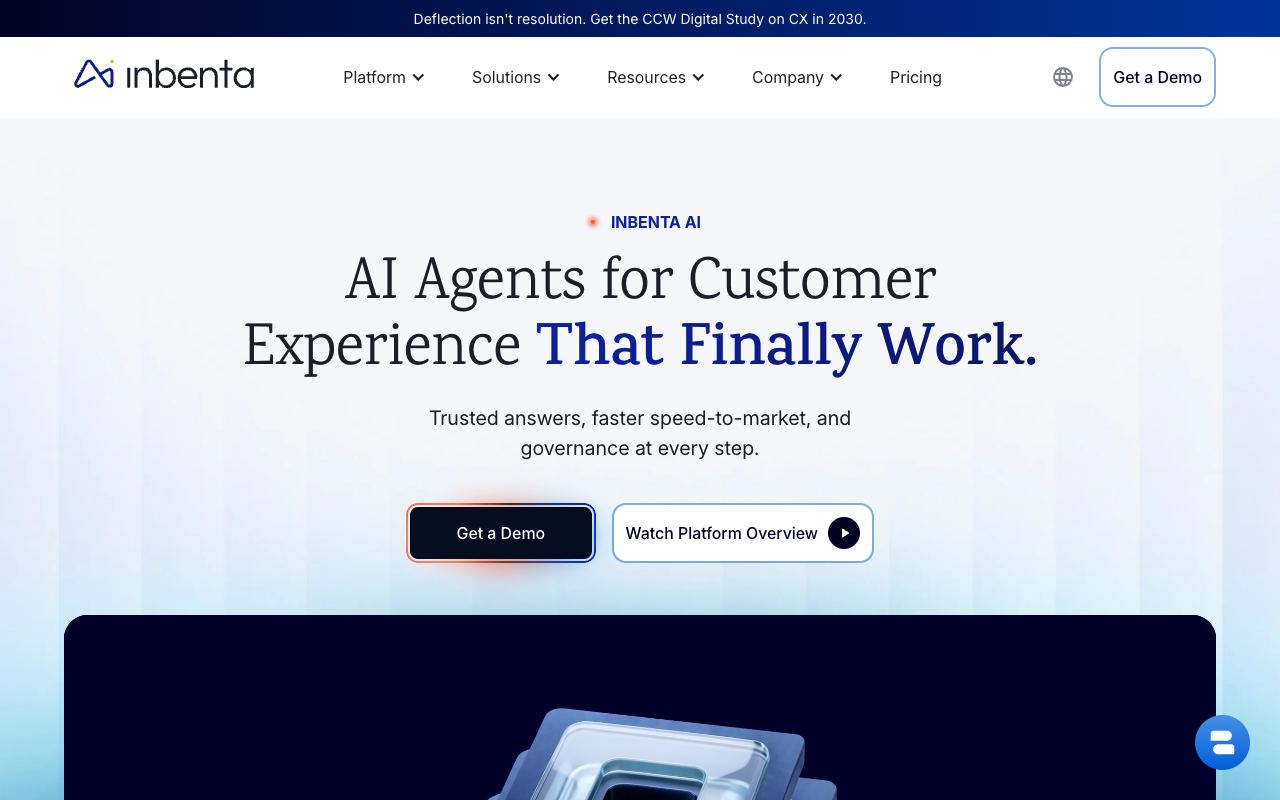 Inbenta — website screenshot