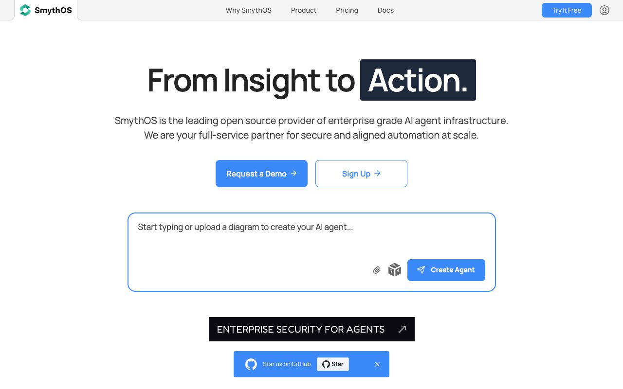SmythOS — website screenshot
