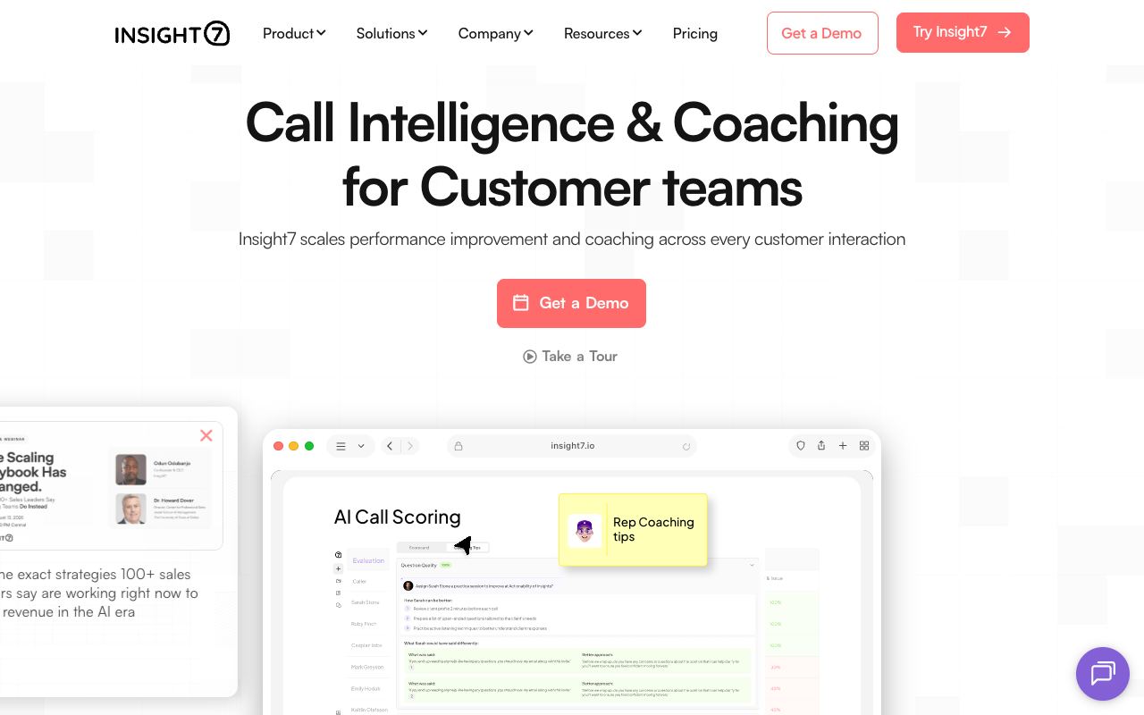 Insight7 — website screenshot