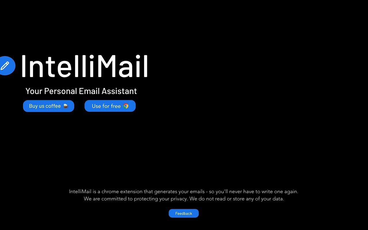 IntelliMail — website screenshot
