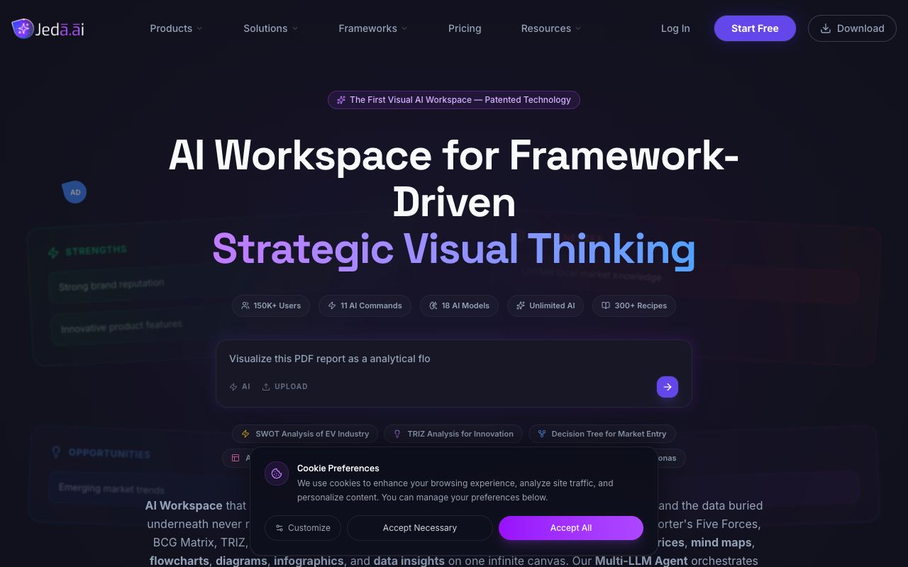 Jeda.ai — website screenshot