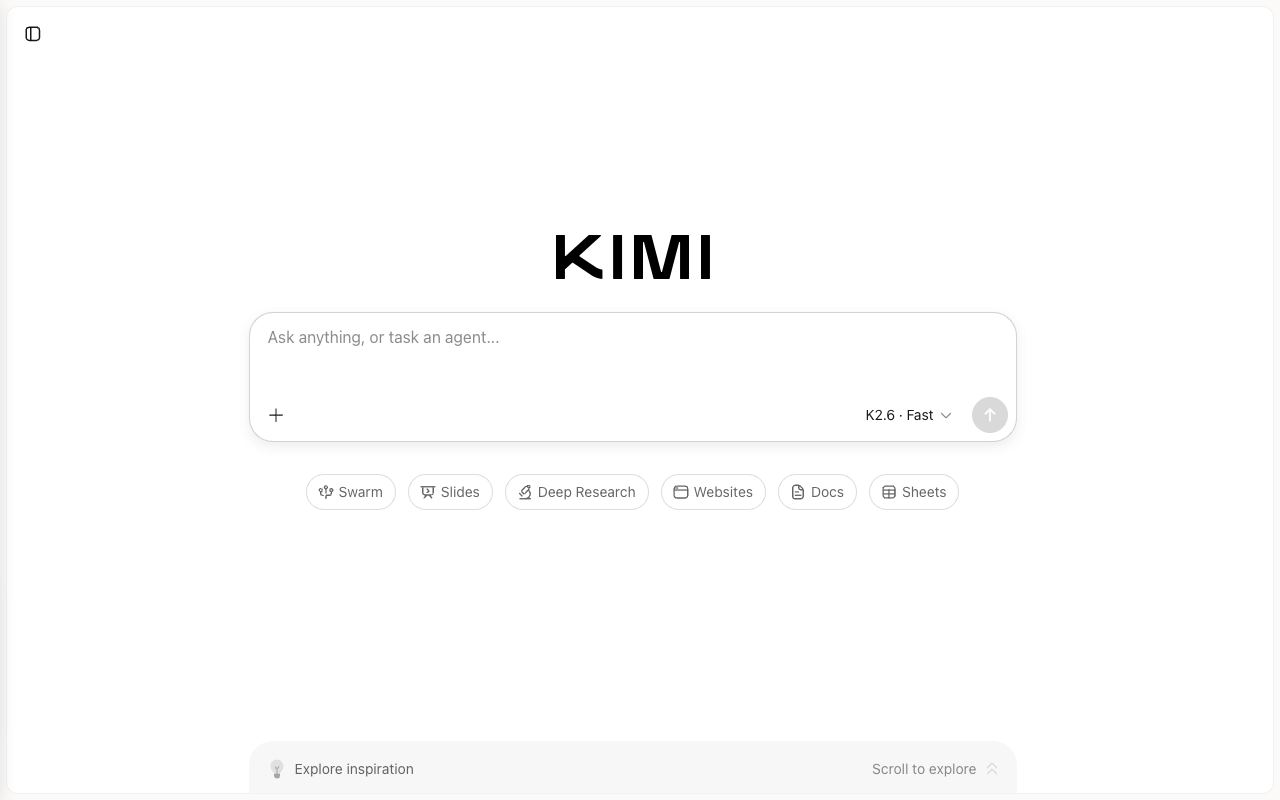 Kimi — website screenshot