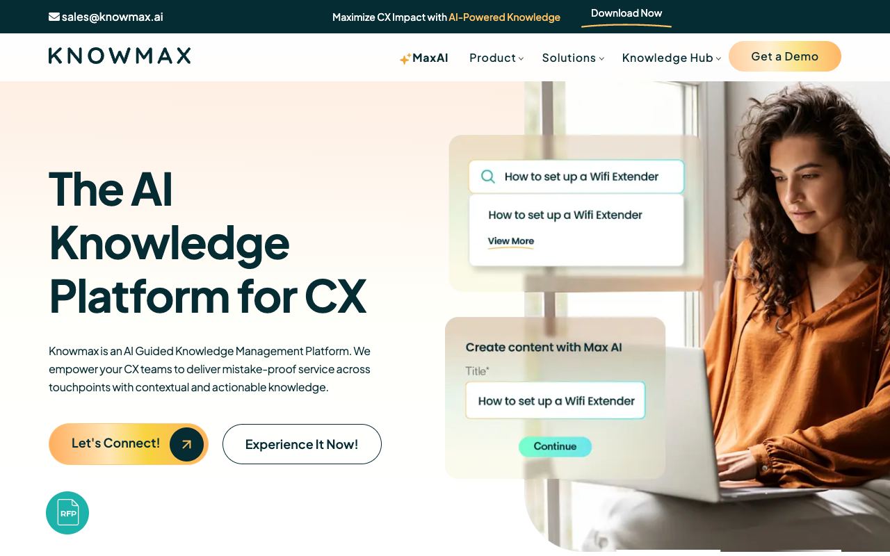 Knowmax — website screenshot