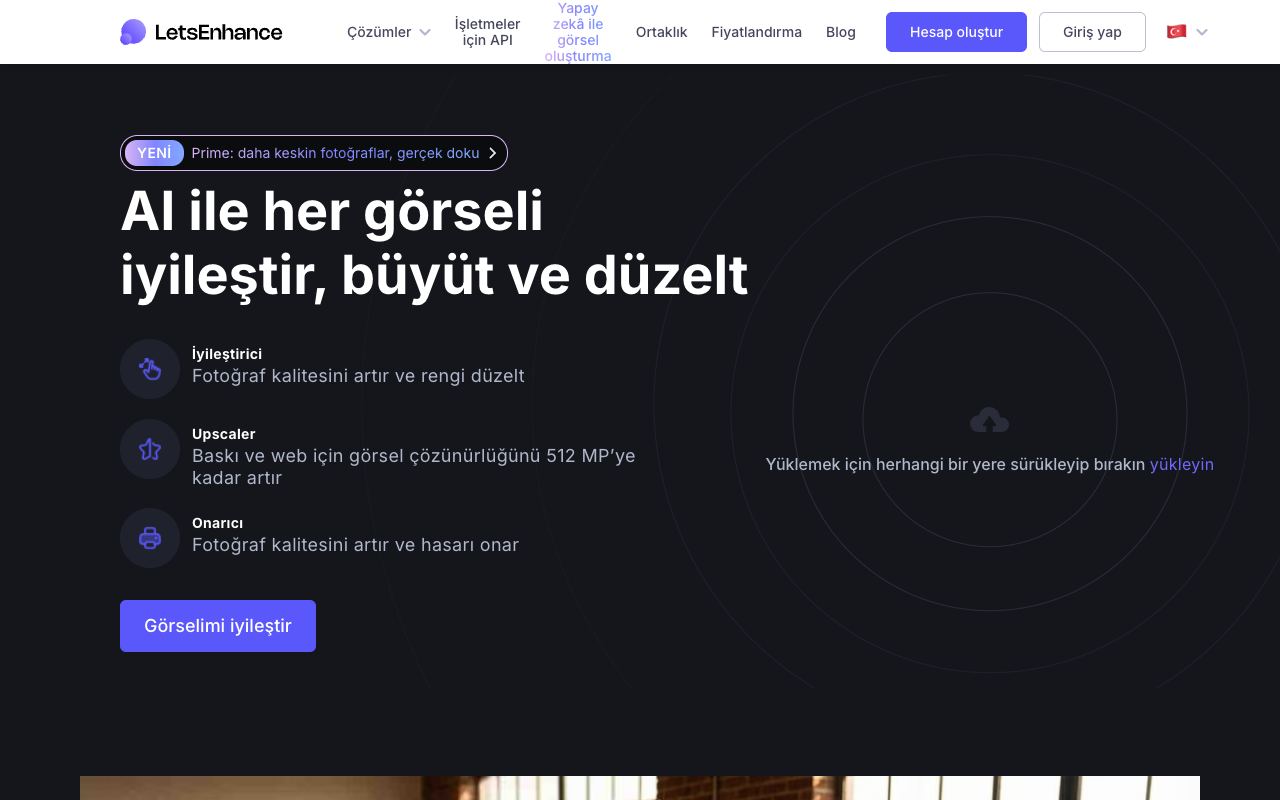 LetsEnhance — website screenshot