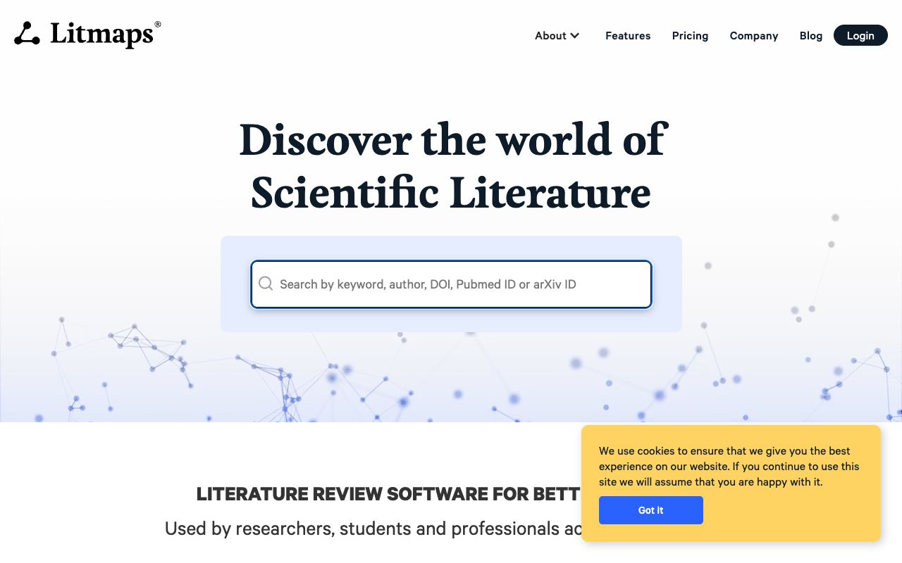 Litmaps — website screenshot