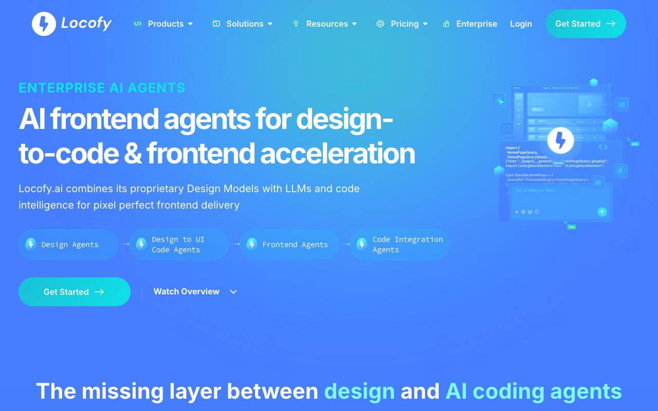 Locofy — website screenshot
