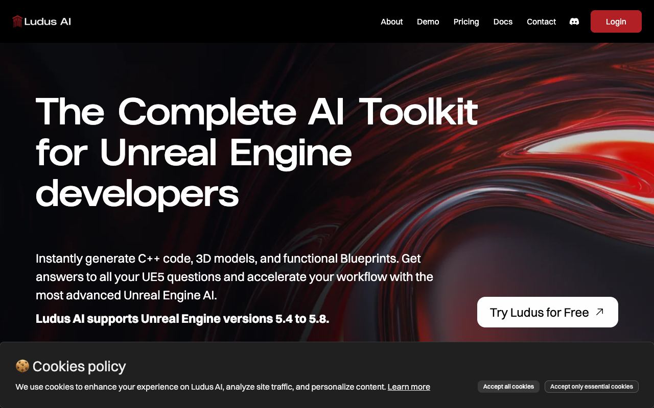 Ludus — website screenshot