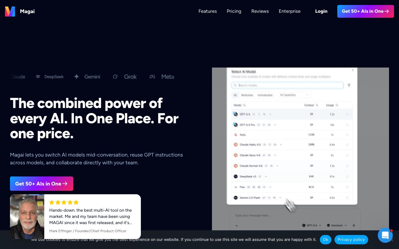 Magai — website screenshot