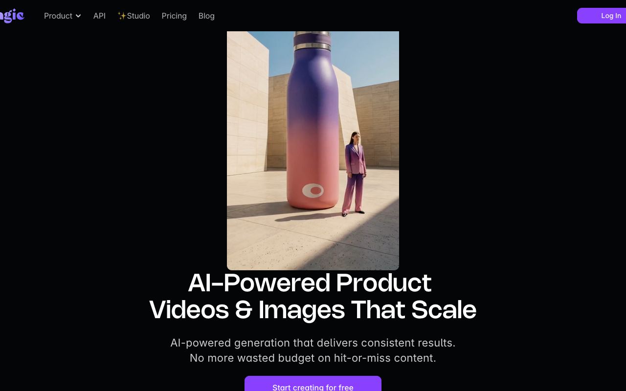 Magic — website screenshot