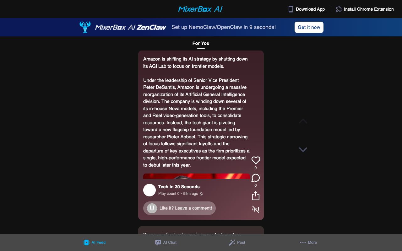 MixerBox AI — website screenshot