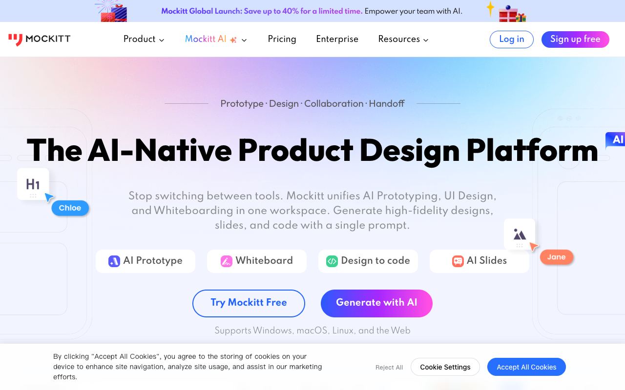 Mockitt — website screenshot
