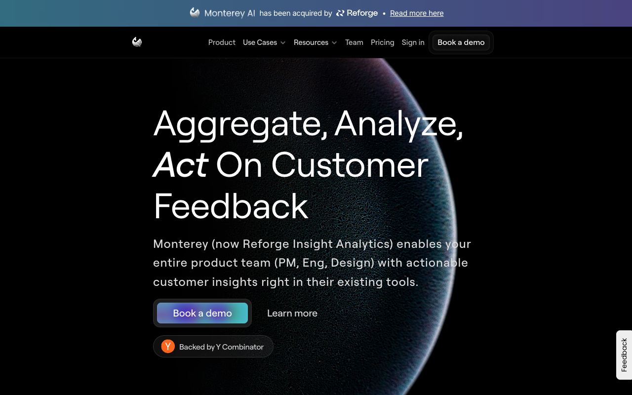 Monterey AI — website screenshot
