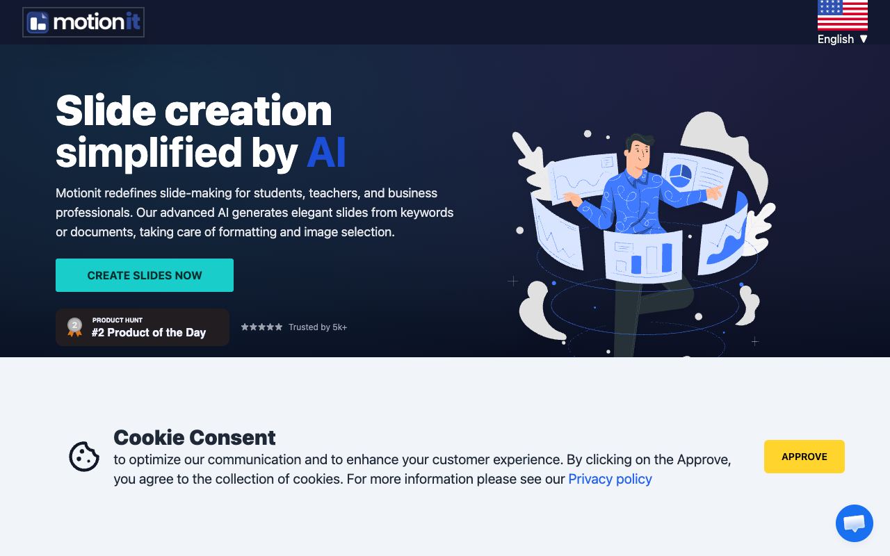 Motionit — website screenshot